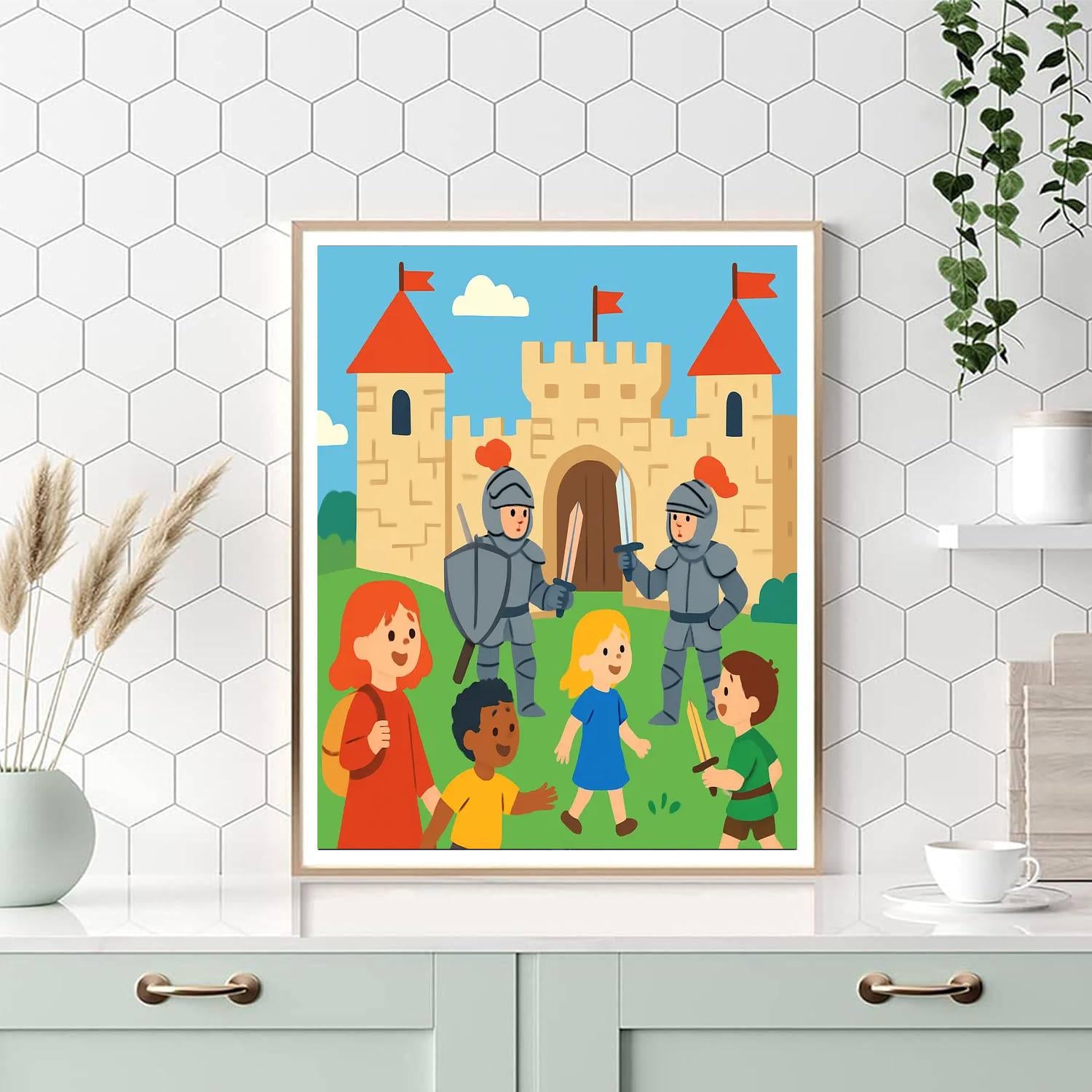 The Medieval Adventure Paint By Number