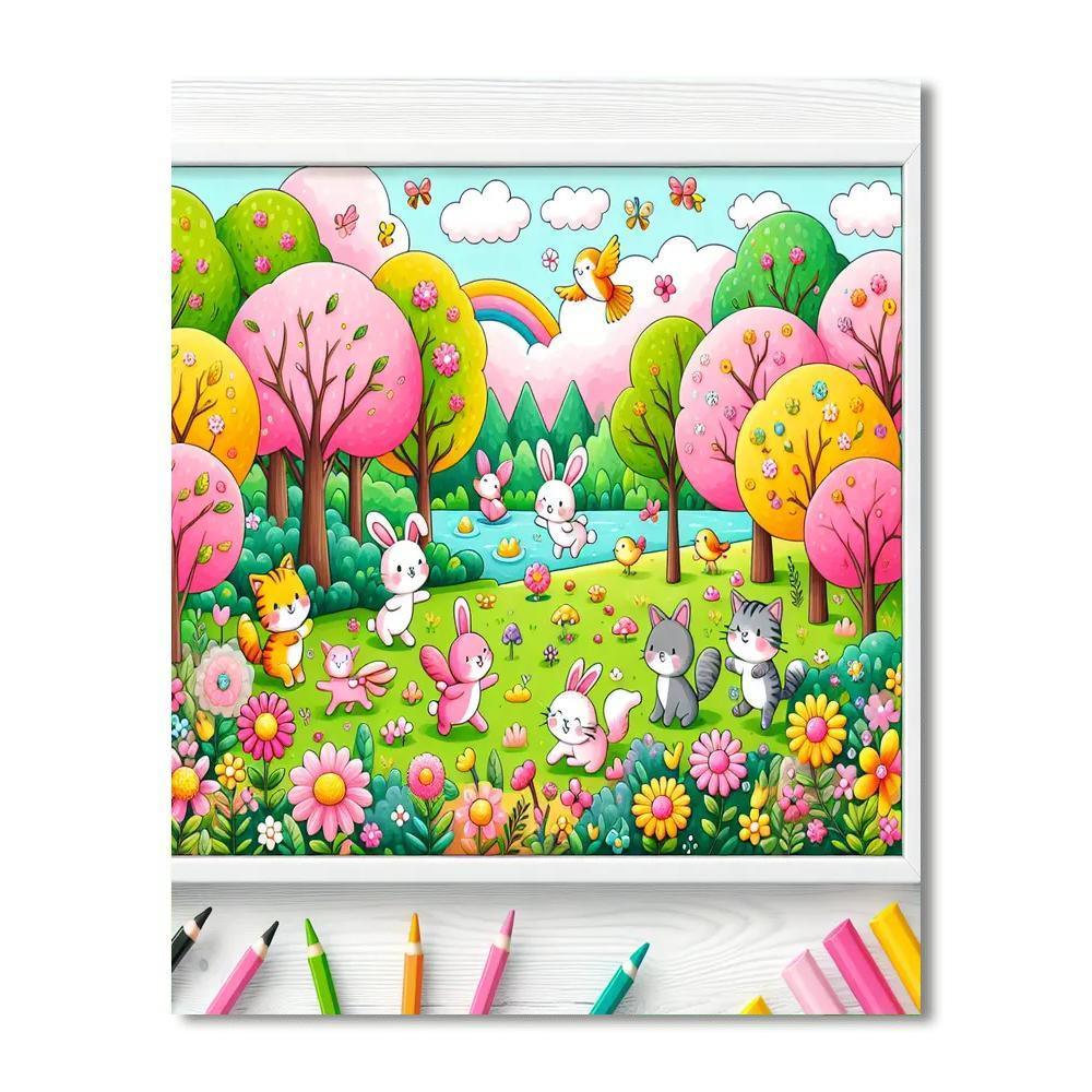 Charming Critters Paint By Number