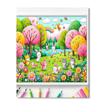 Charming Critters Paint By Number