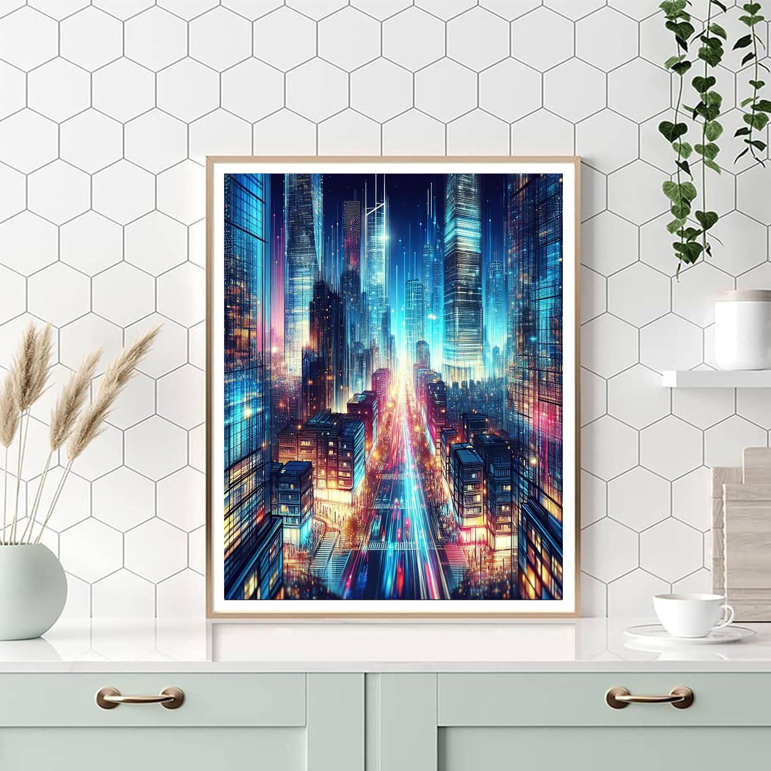 Urban Evening Energy Paint By Numbers Art