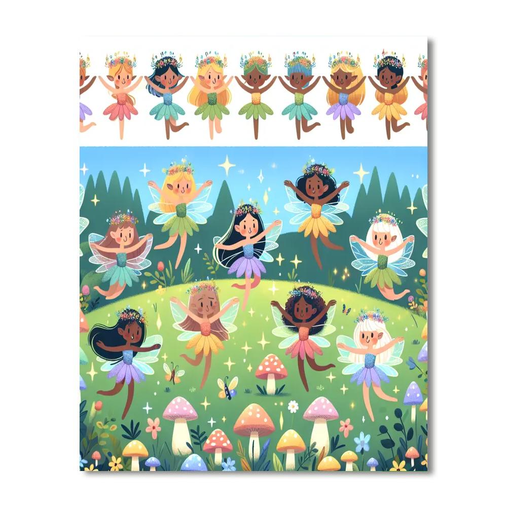 Magical Meadow Merriment Numbered Painting Kits