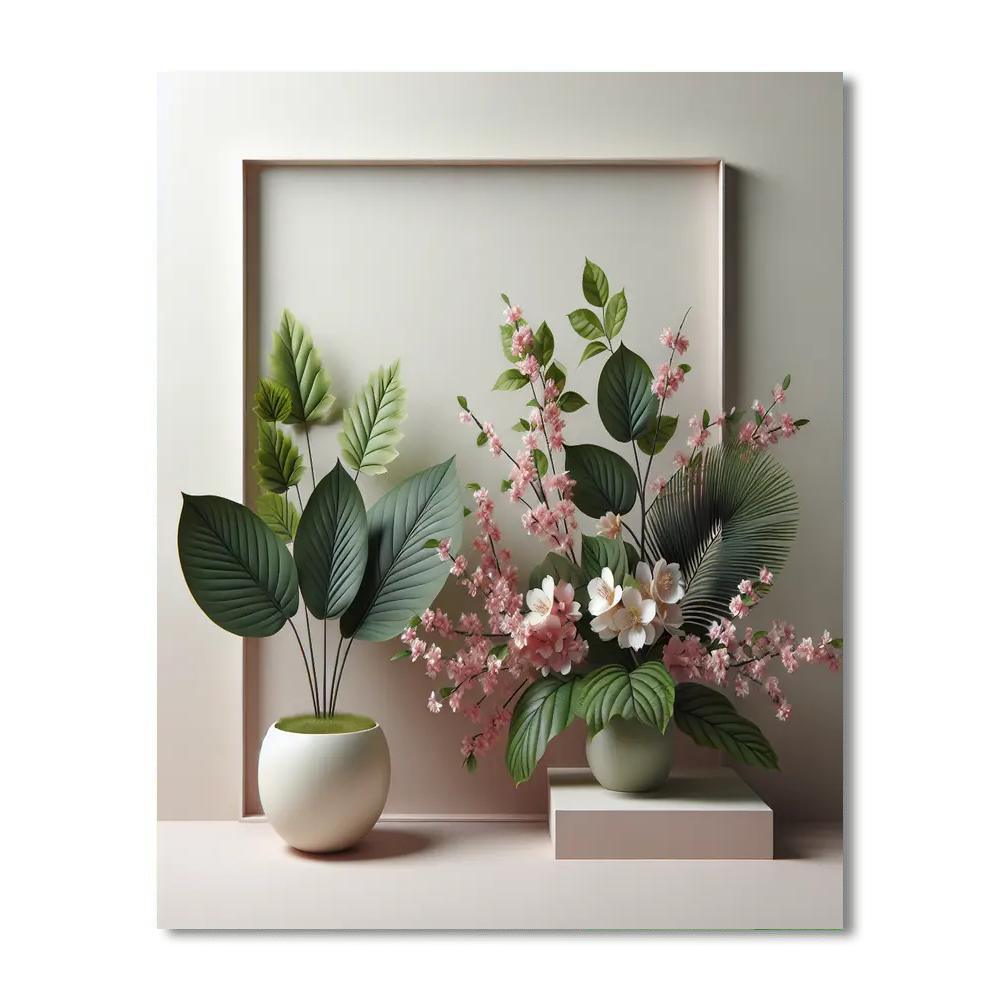 Chic Botanical Dream DIY Paint By Numbers