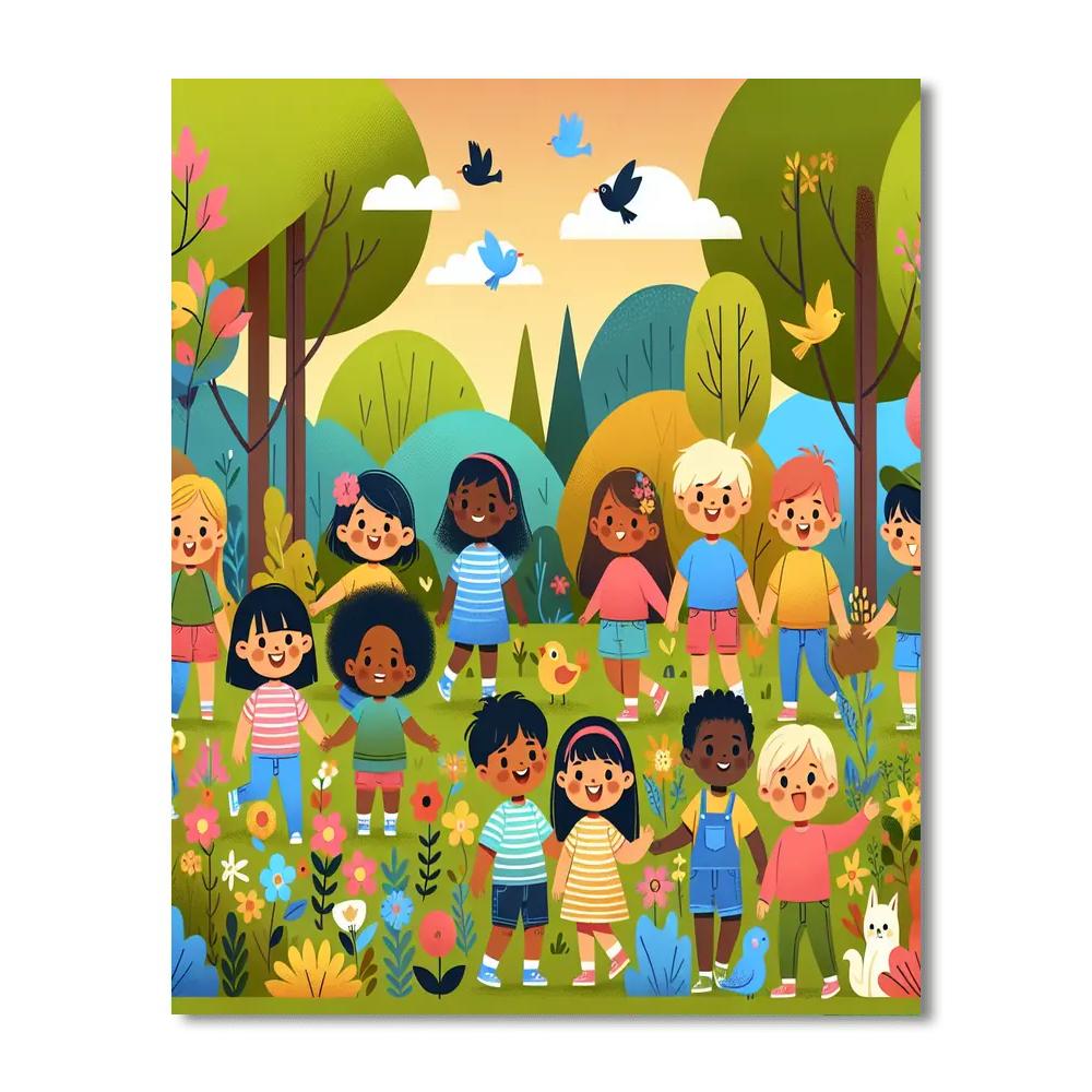 Nature Trail Discovery Painting By Numbers Kit