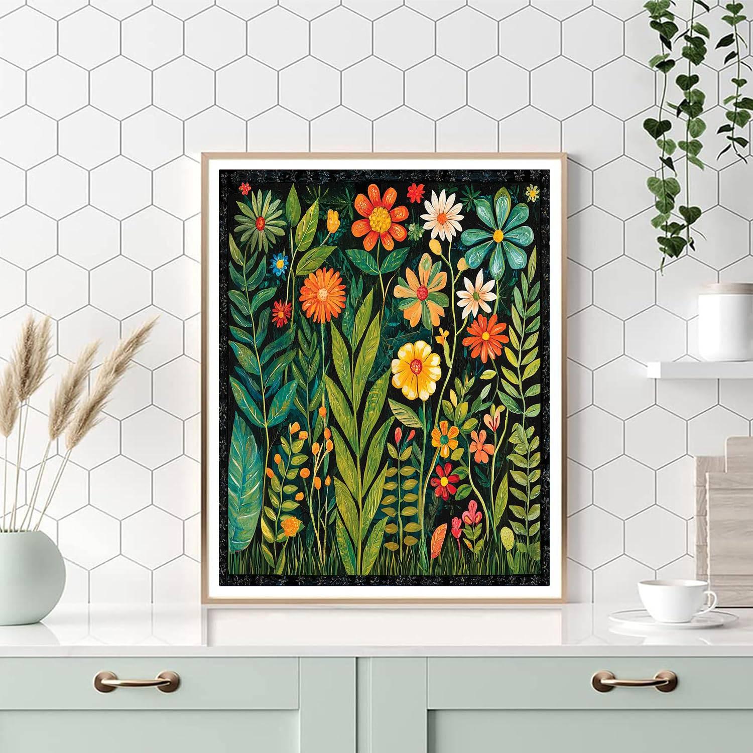 Frida Kahlo Inspired Radiant Rebirth  Numbered Painting Kits