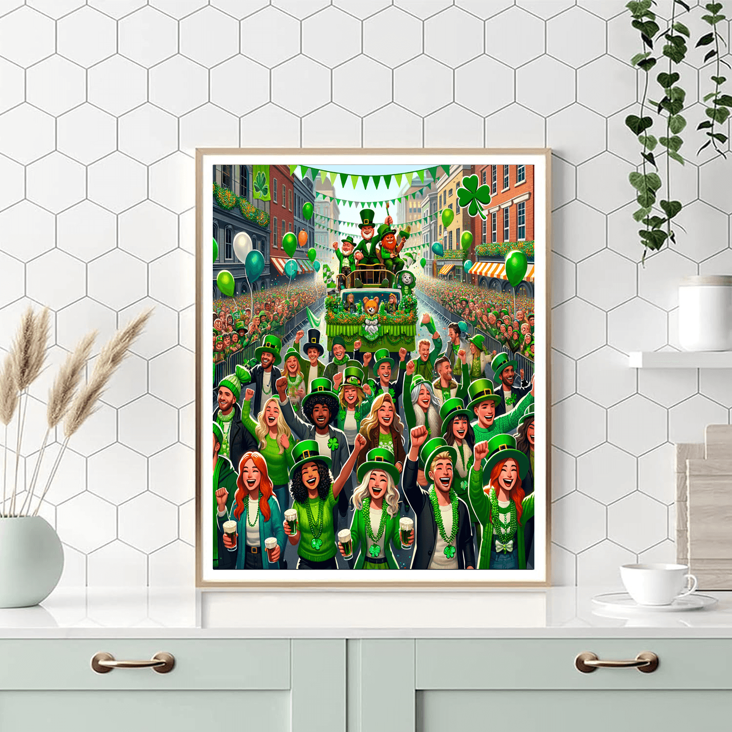 St. Patrick's Day - Dublin, Ireland Painting By Numbers Kit