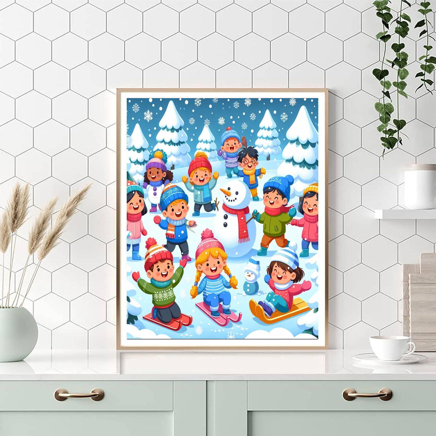 Wonders Of Winter Paint By Numbers Art