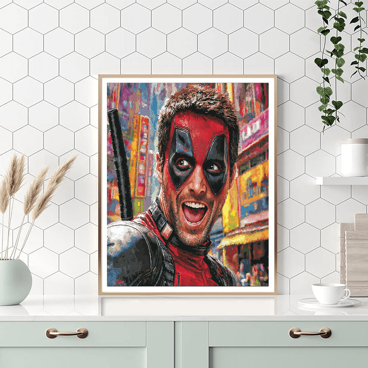 Ryan Reynolds: A Hilarious Hero Of Deadpool’s Antics Paint By Number