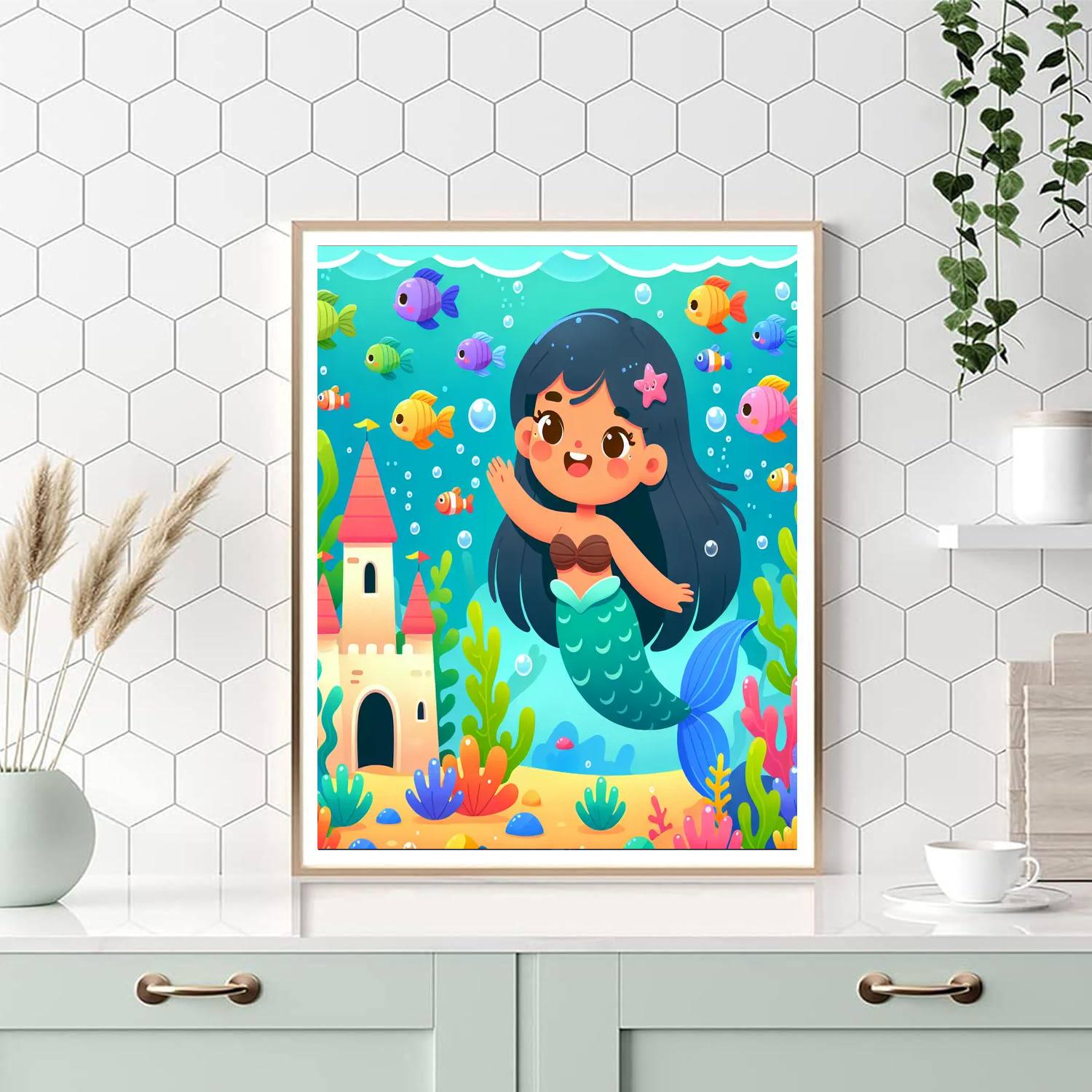 Mystic Ocean Adventure Paint By Numbers Art