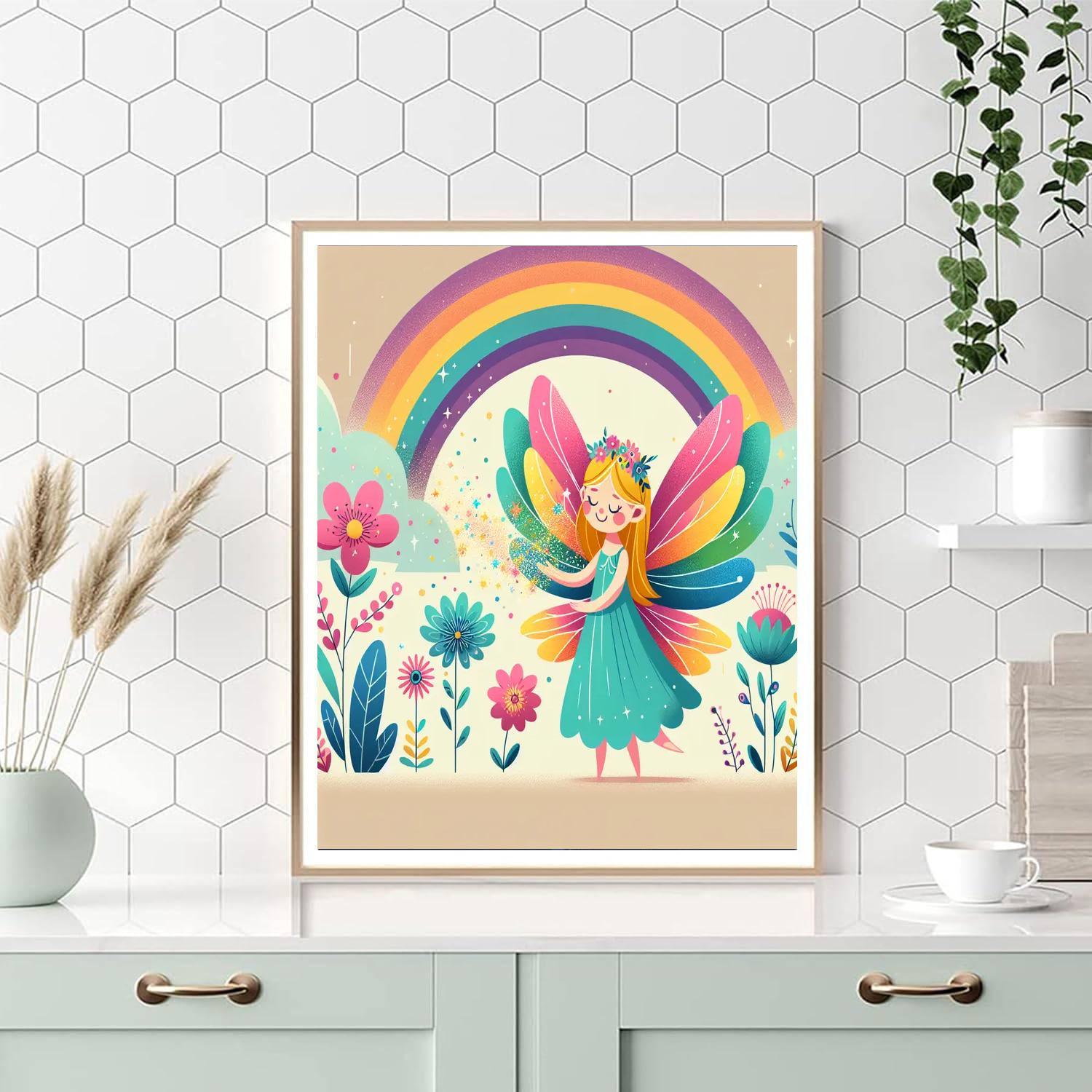 Sparkling Fairy Dust Painting By Numbers Kit