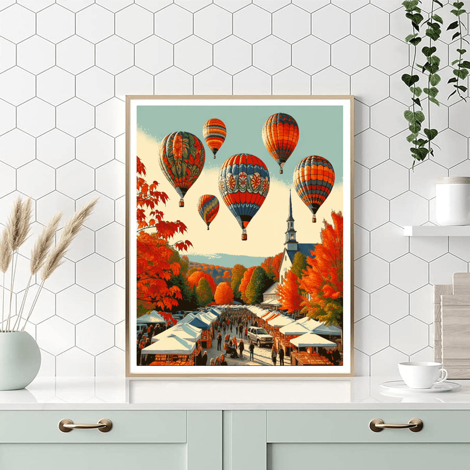 Upstate Balloon Festival - Usa Number Painting