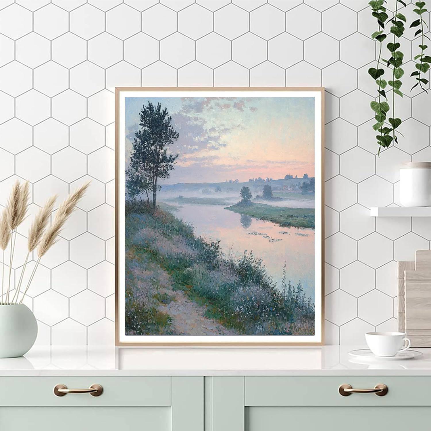 Edgar Degas Inspired Essence Of Morning Mist  Paint By Color