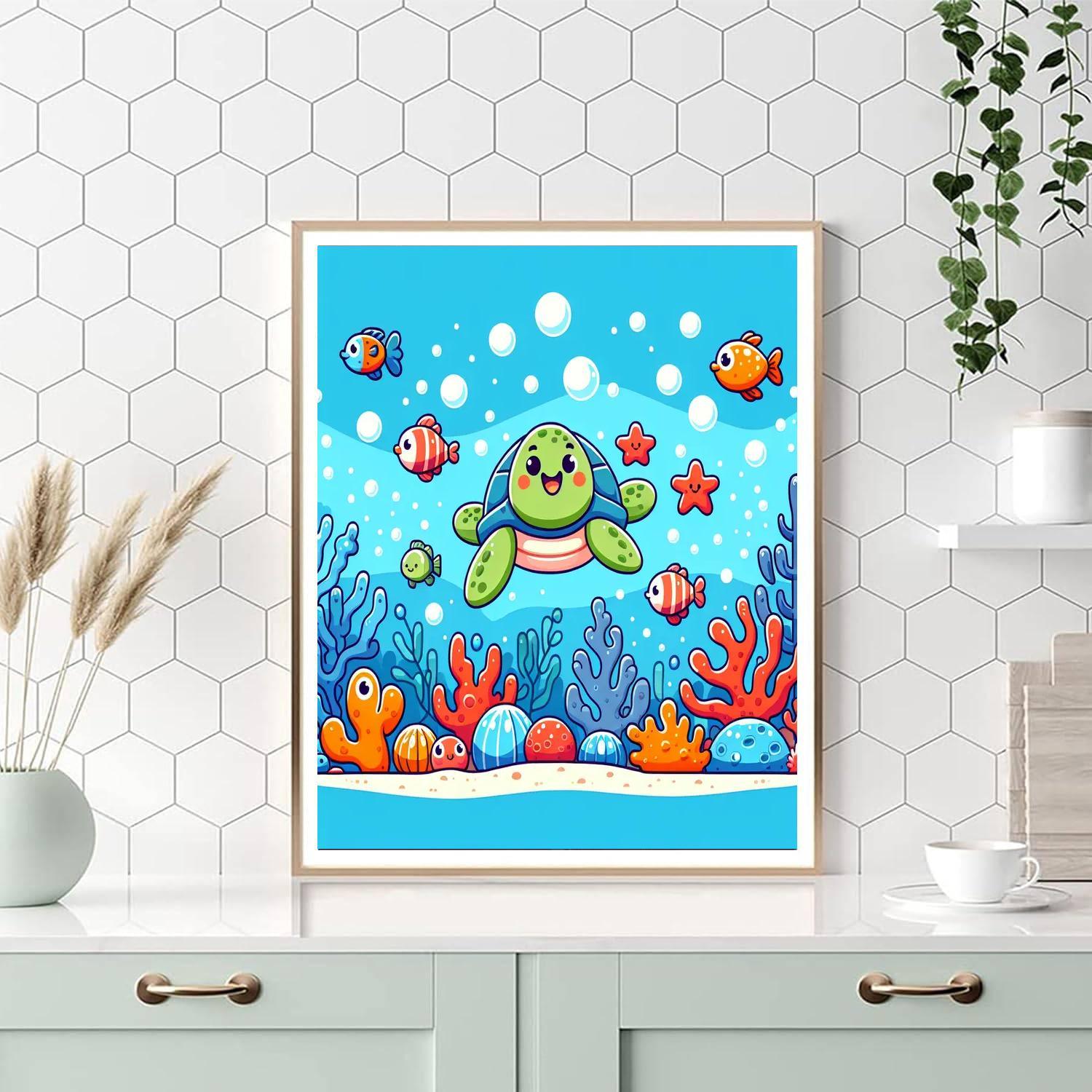 Underwater Safari Paint By Number