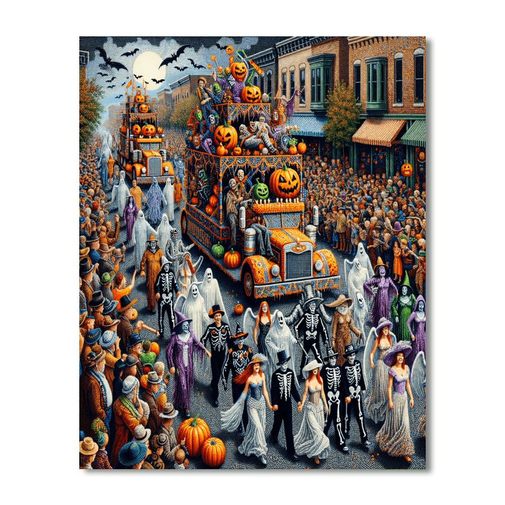 Krewe Of Boo Halloween Parade - New Orleans Paint By Numbers