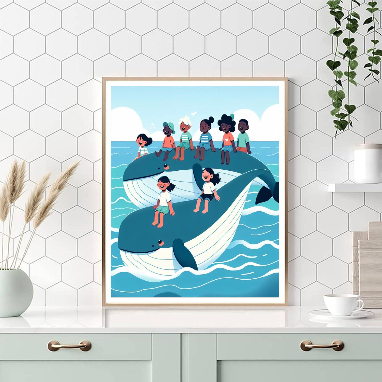 Whale Tale Adventure Paint By Color
