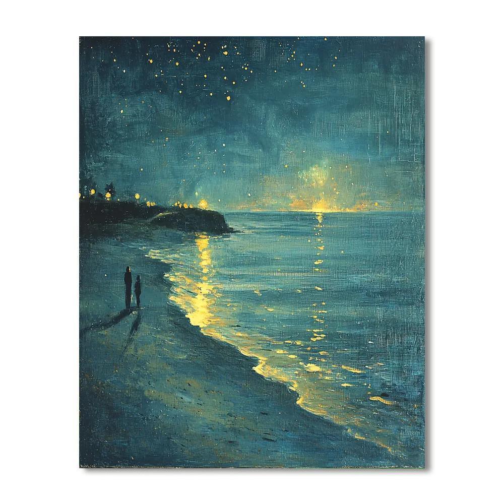James McNeill Whistler Inspired Tidal Twilight Tranquility  Painting By Numbers Kit