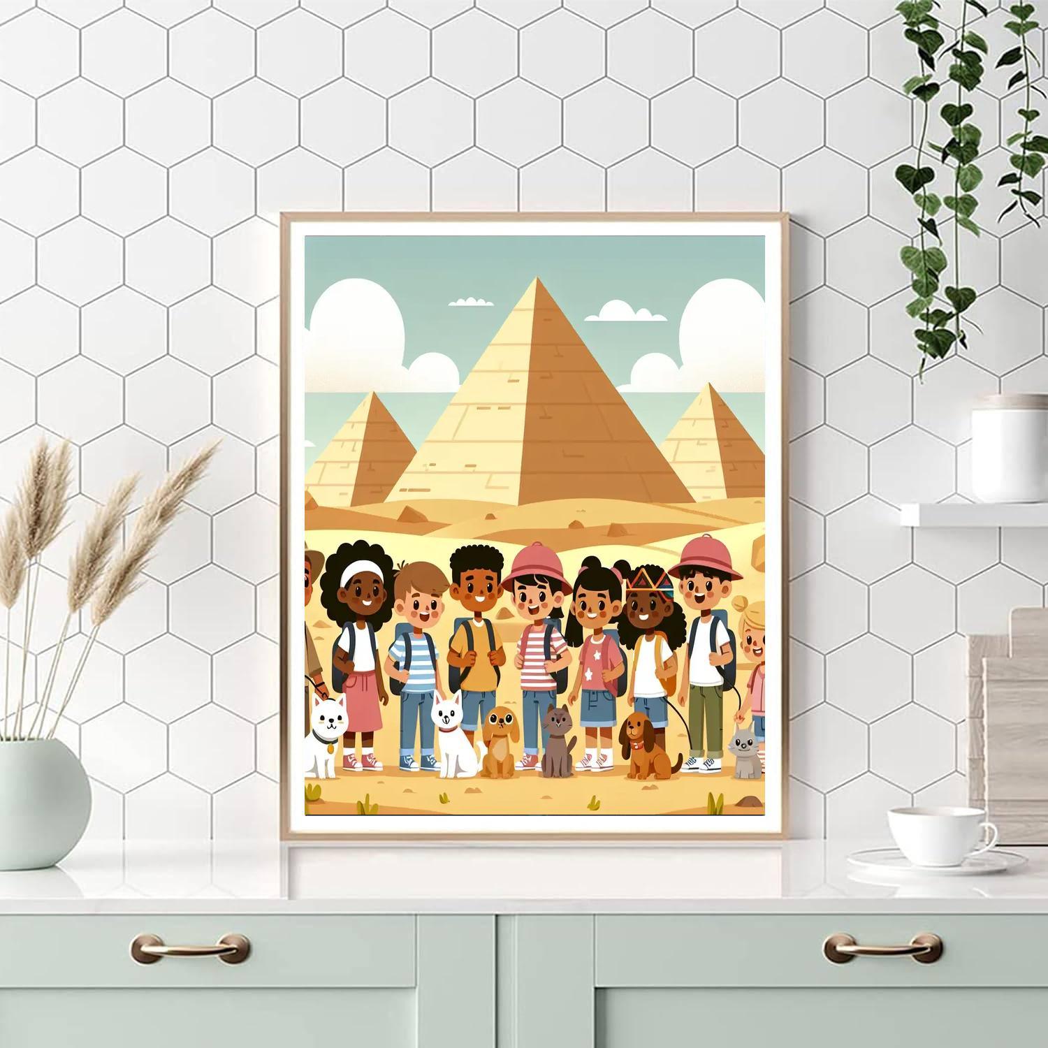 Mystery Of The Ancient Pyramids Paint By Number