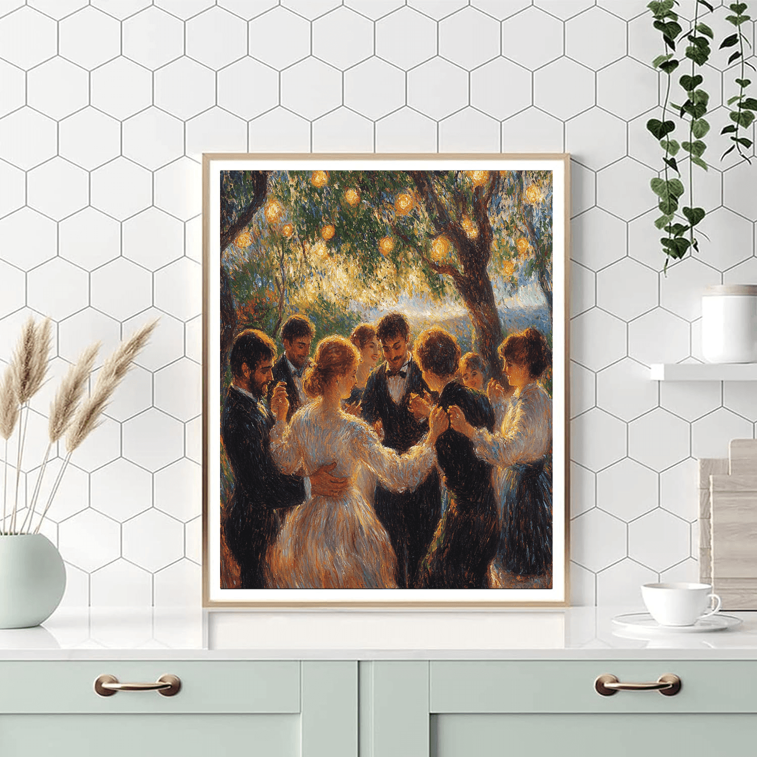 Renoir Inspired Joyful Revelry  Numbered Painting Kits