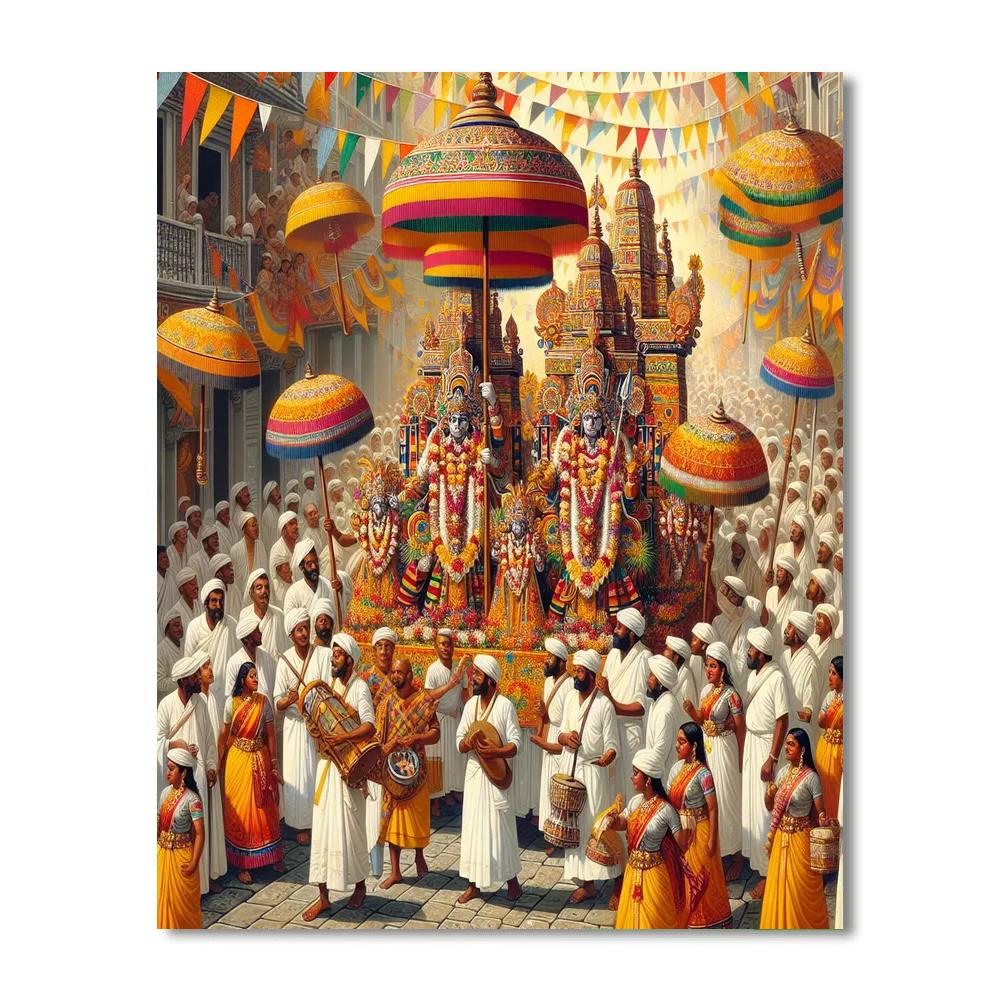 Timkat Festival - Ethiopia DIY Paint By Numbers