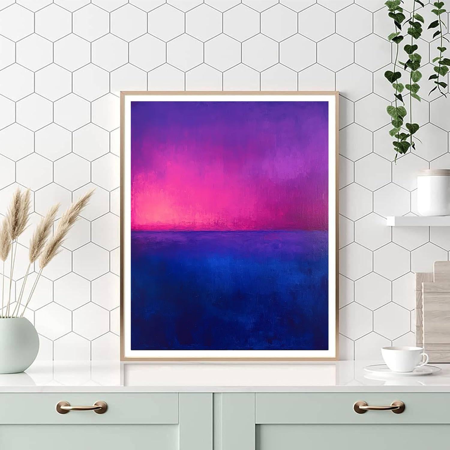 Mark Rothko Inspired Cosmic Vibration  Paint By Numbers