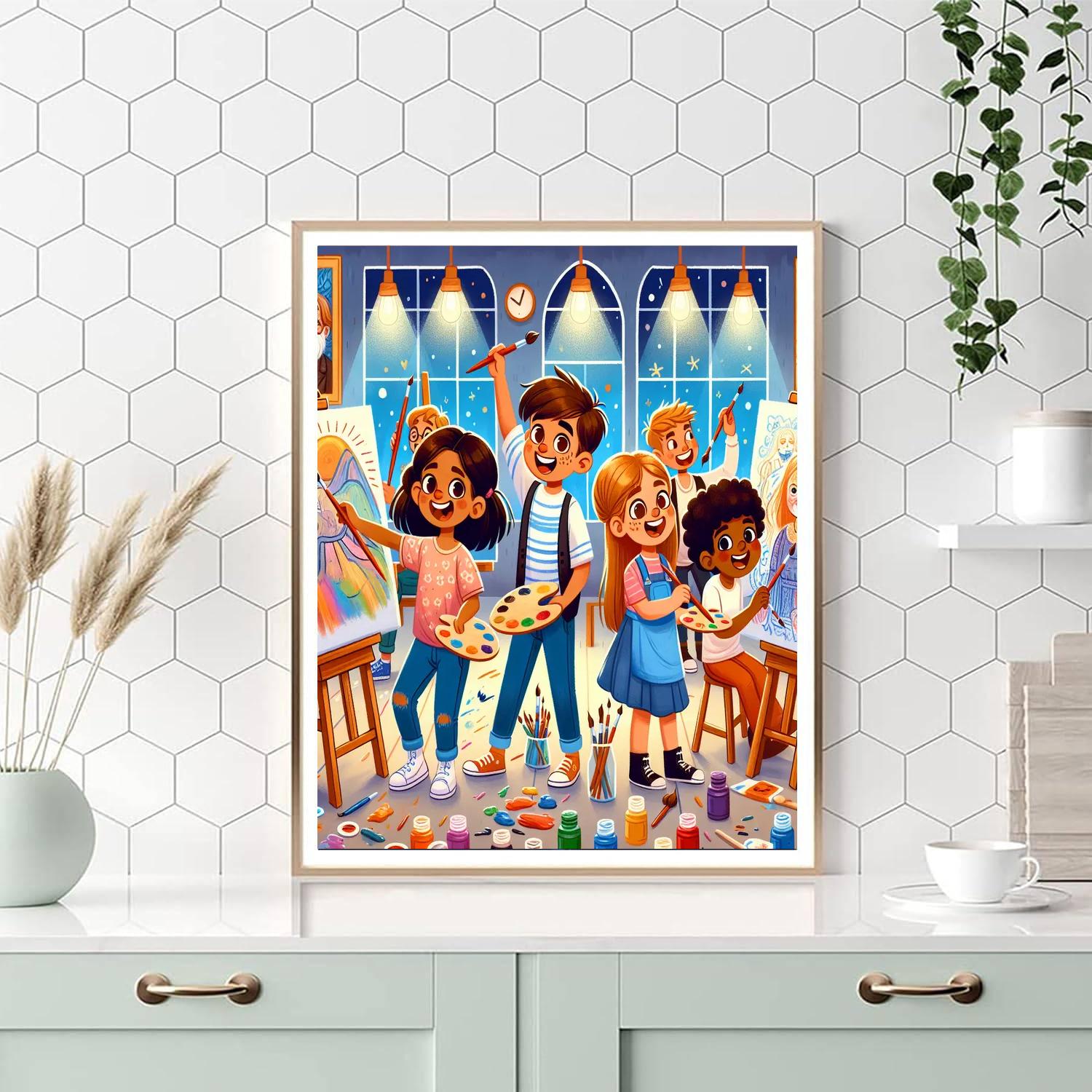 Artistic Journeys Number Painting