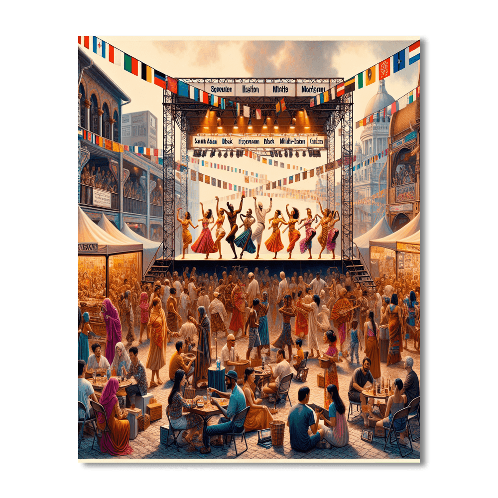 Singapore Arts Festival Paint By Numbers Art