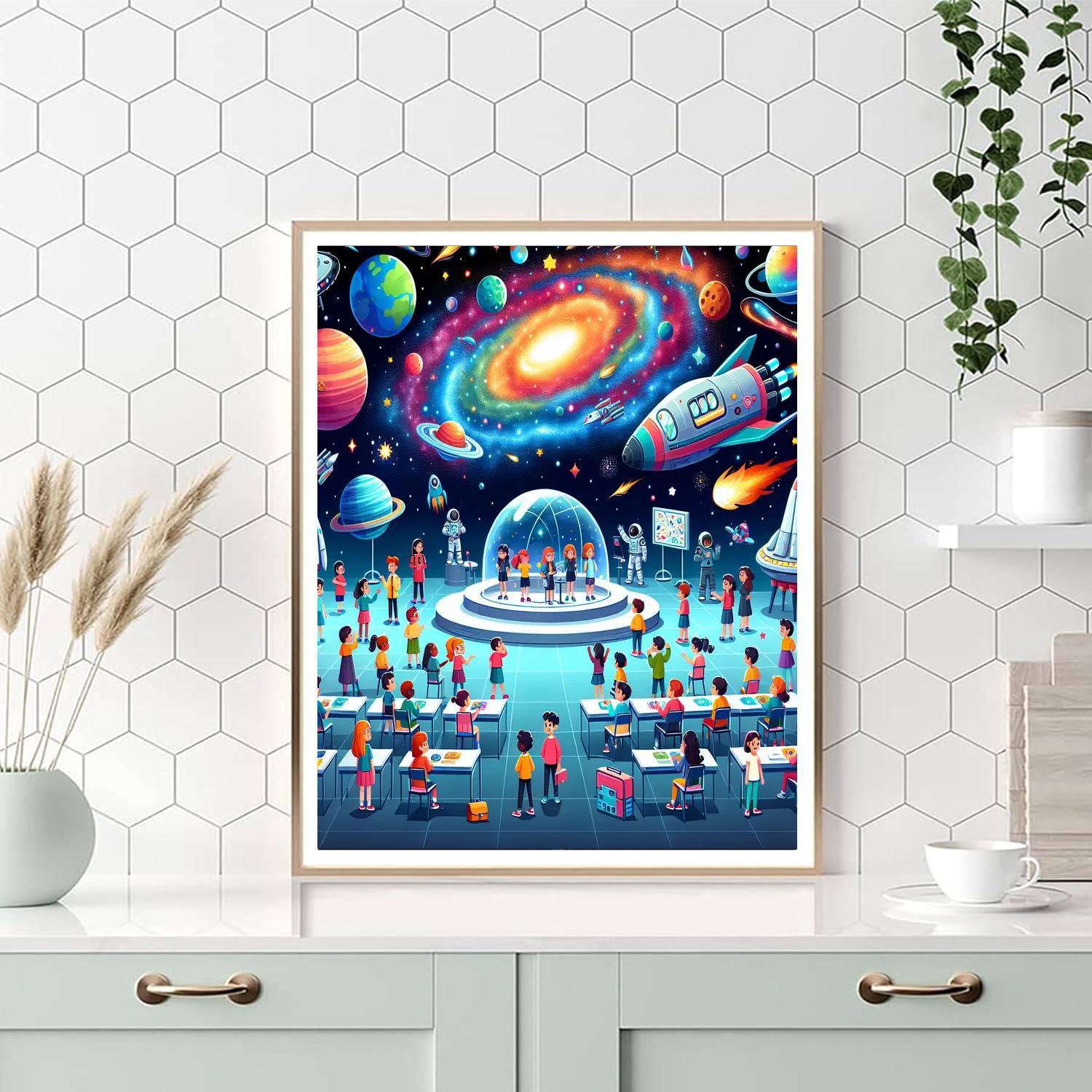 Space Explorer Academy Paint By Numbers