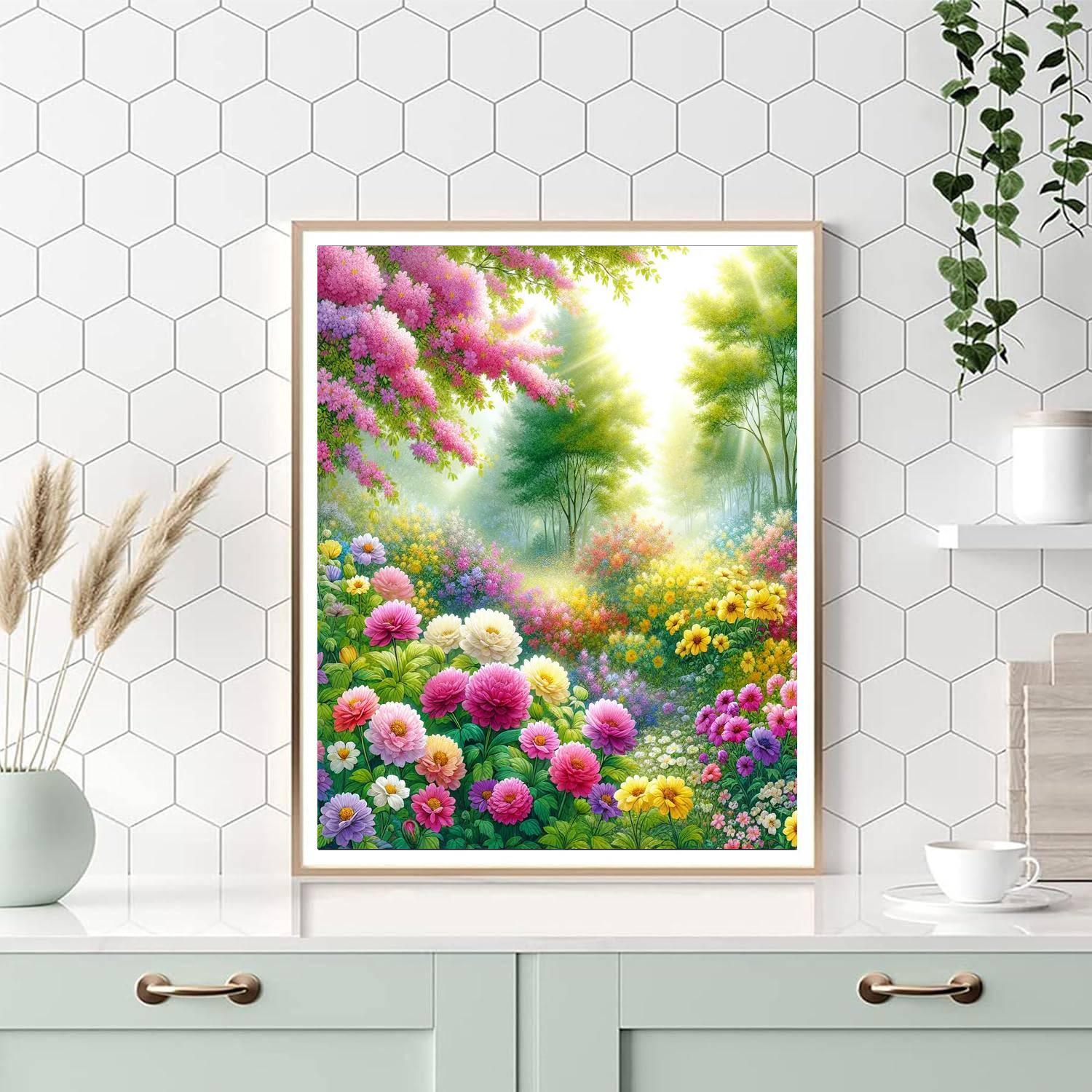 Bright Spring Blooms Paint By Color