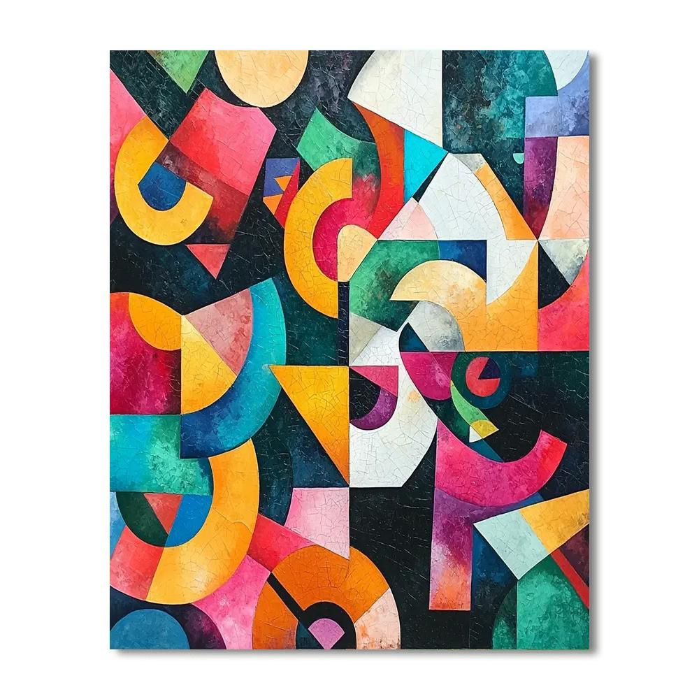 Kazimir Malevich Inspired Colorful Constructions  Paint By Color