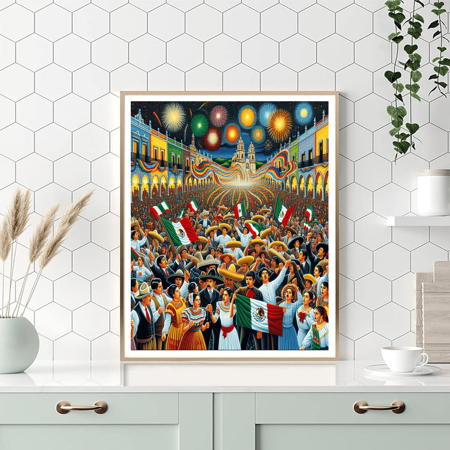 El Grito De Dolores - Mexico Number Painting