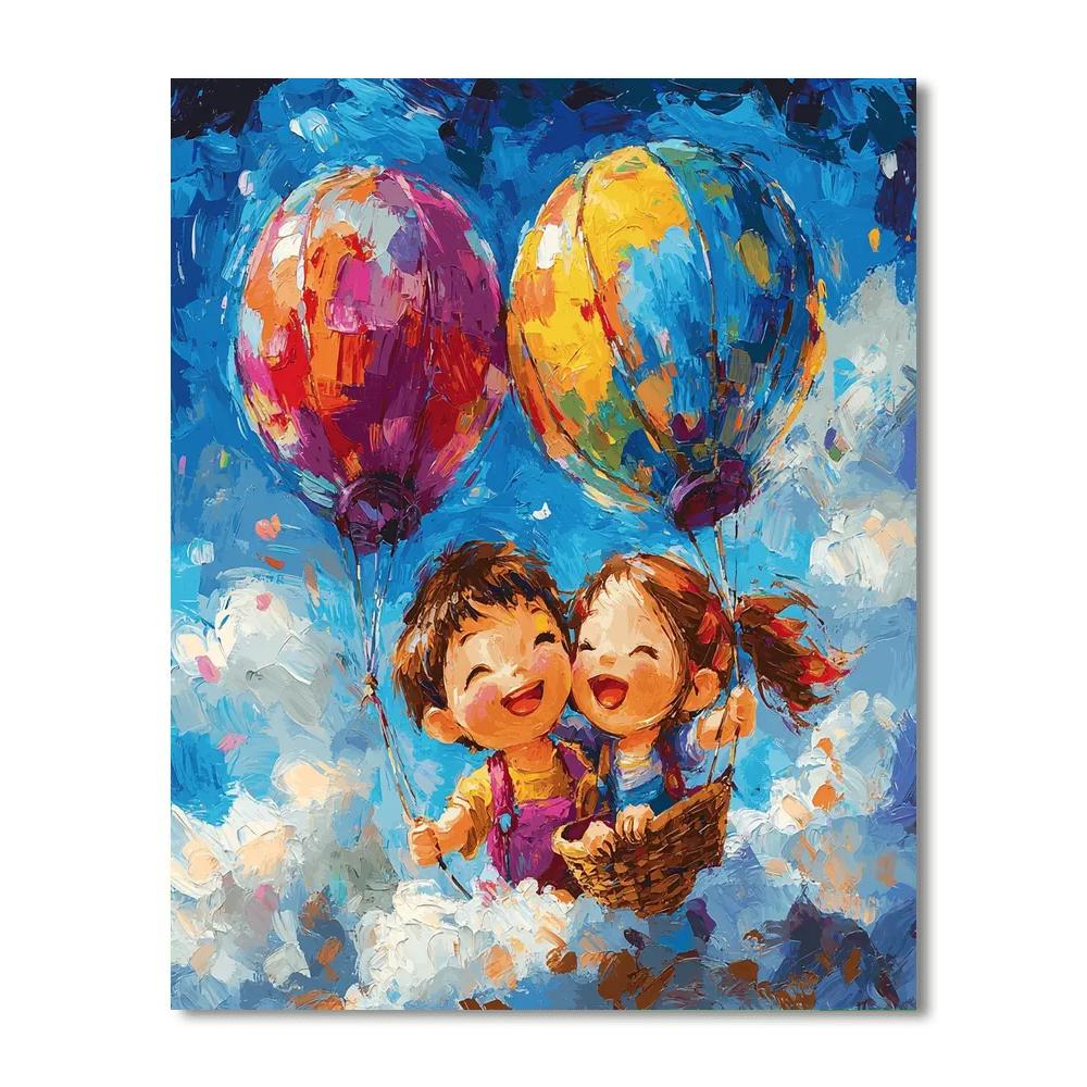 Mothers And Their Little Superheroes Paint By Number