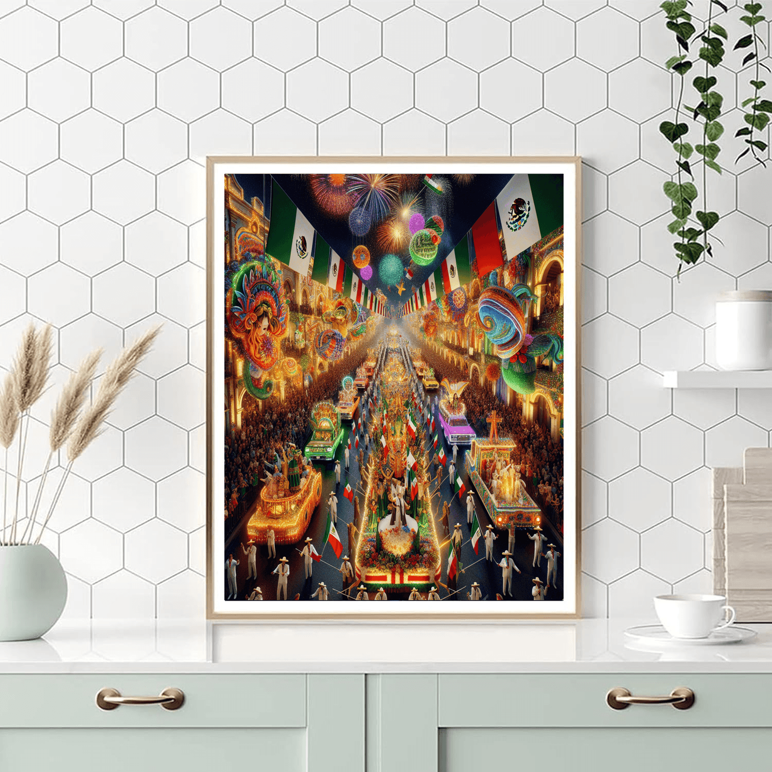 Día De La Independencia Number Painting