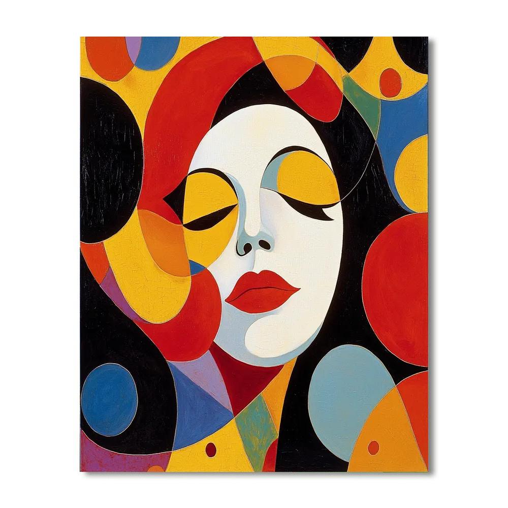 Joan Miró Inspired Abstract Utopia  Paint By Color