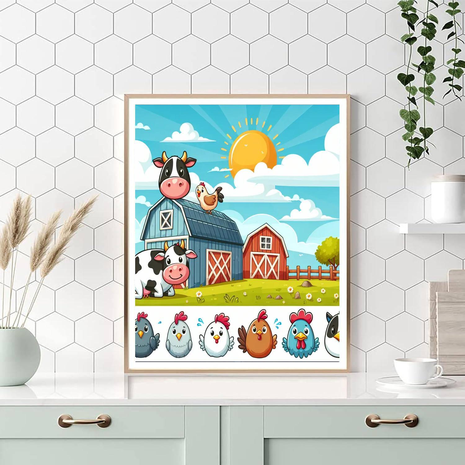 Caring Farm Animal Friends Paint By Numbers Kits