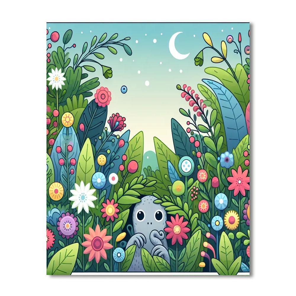 Mystery In The Enchanted Garden Numbered Painting Kits