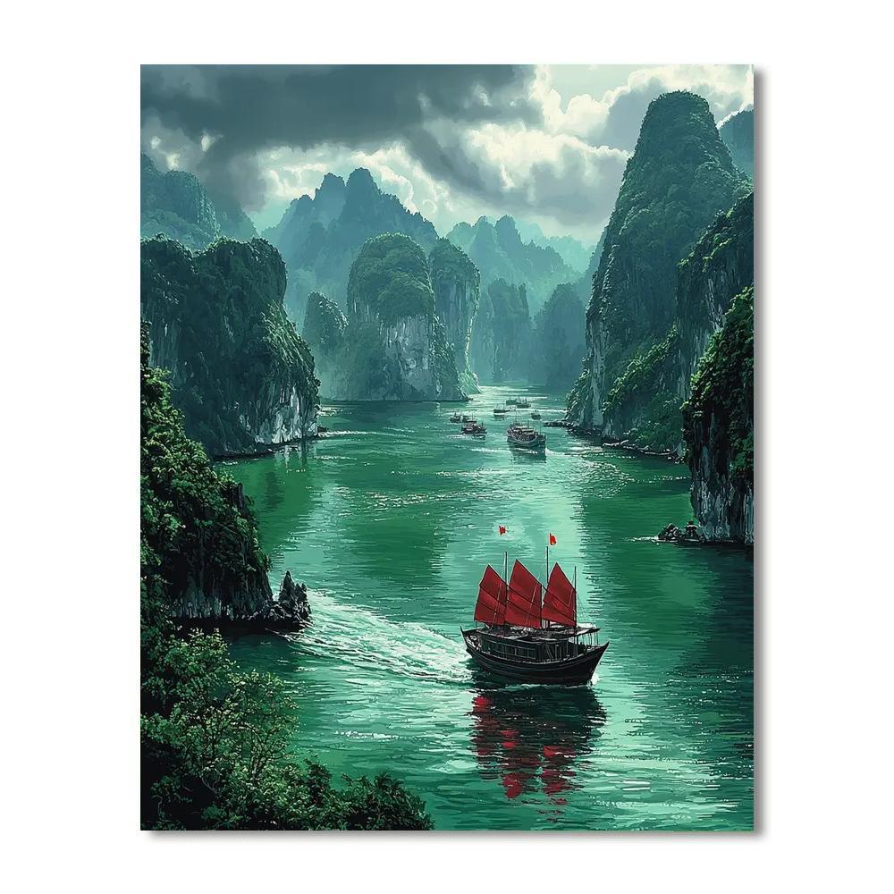 Ha Long Bay - Vietnam Paint By Number