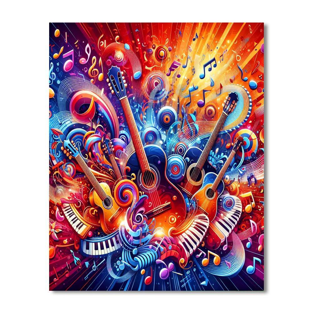 Joyful Musical Adventure Paint By Numbers Kits