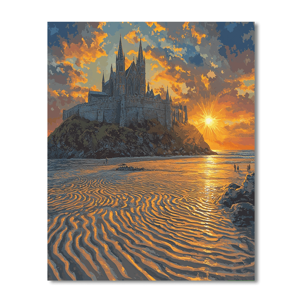 Mont Saint Michel Painting Number Kit