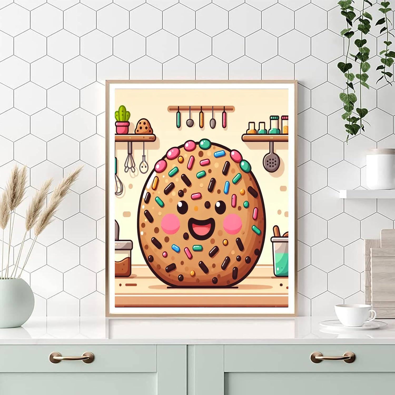 Sweet Cookie Number Painting