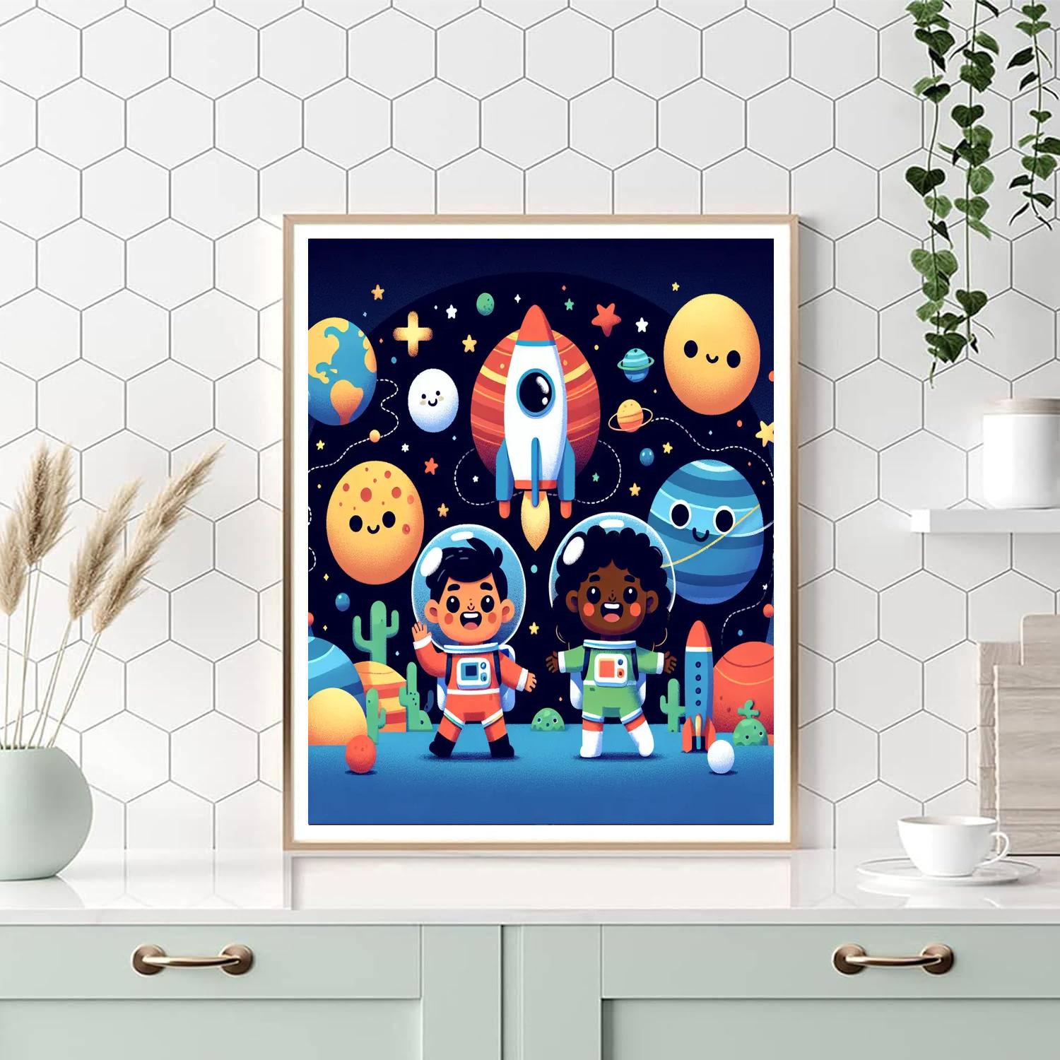 Space Explorer Kits DIY Paint By Numbers