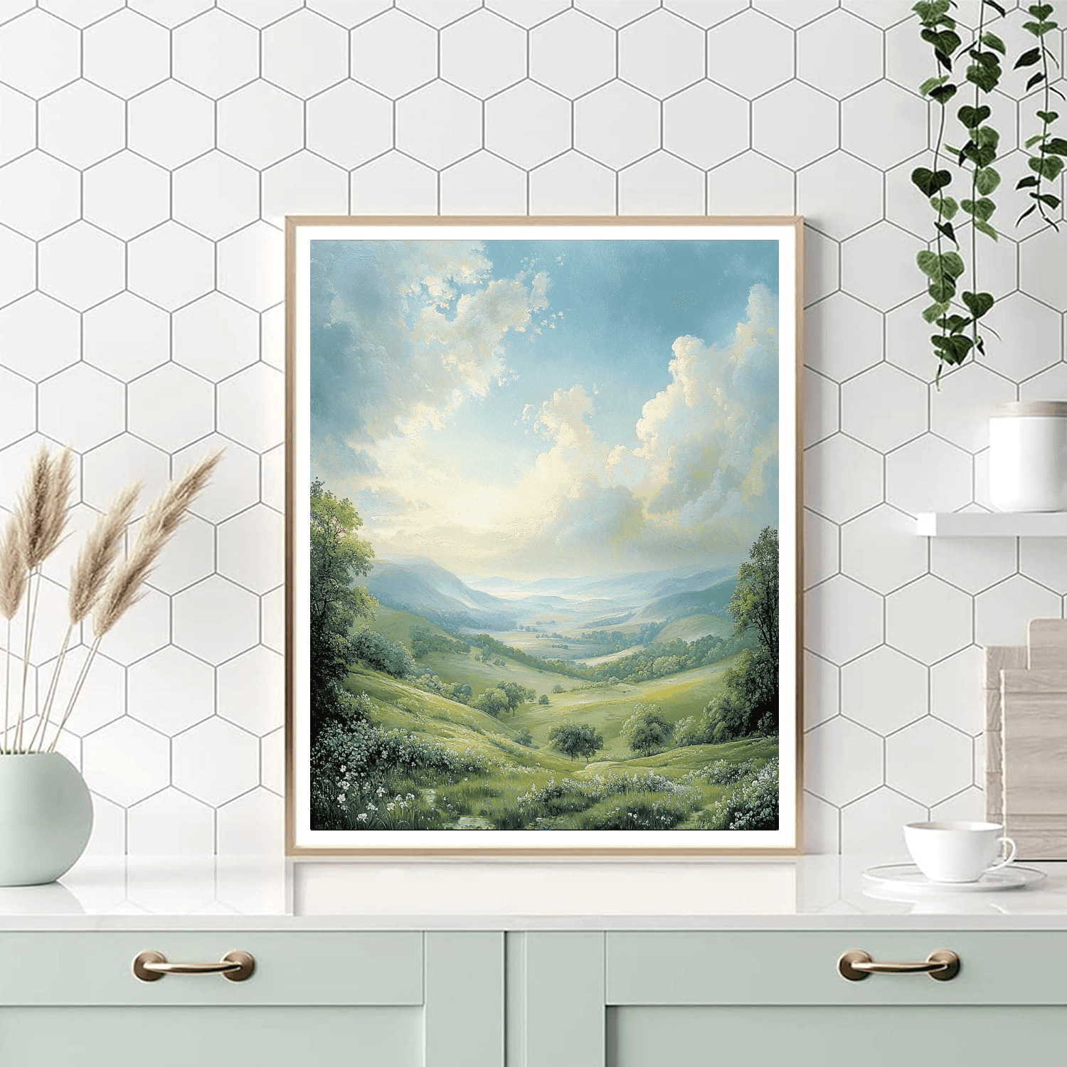 Caspar David Friedrich Inspired Ethereal Horizons  Painting By Numbers Kit