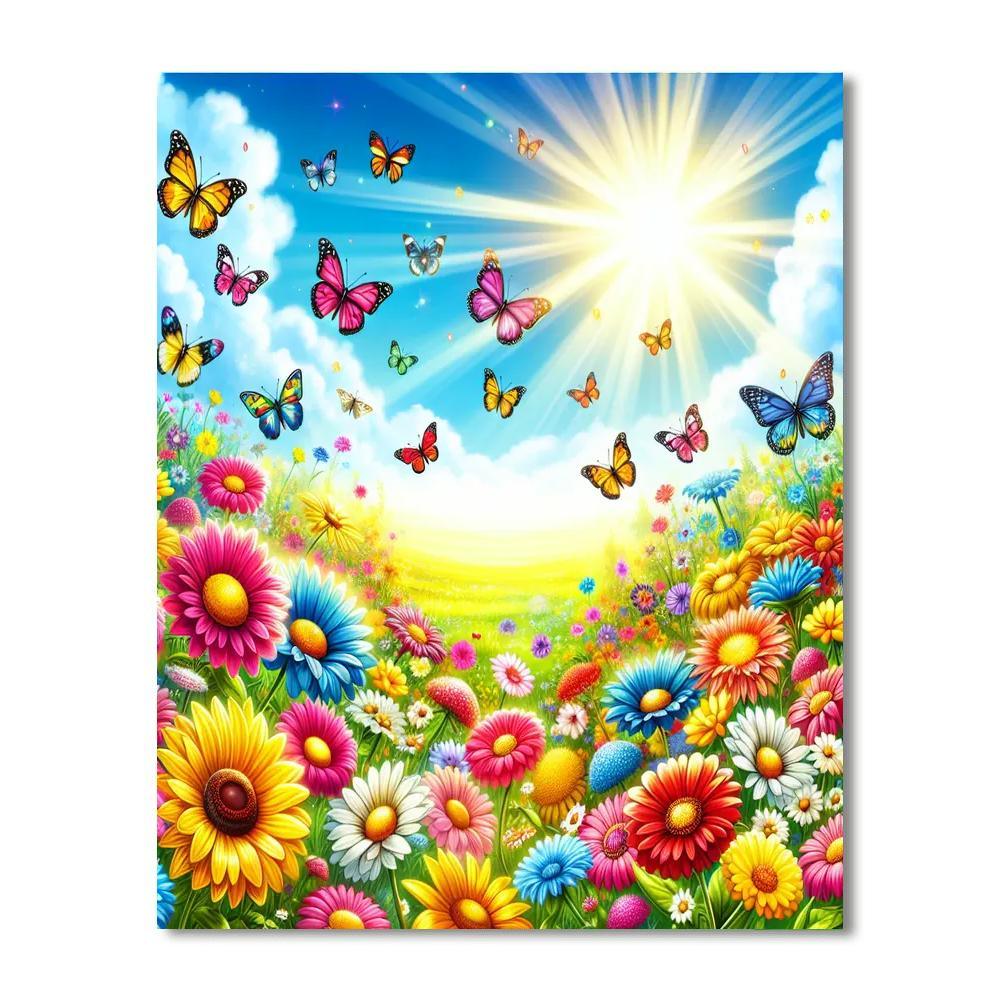 Breezy Summer Meadows Paint By Numbers Kits