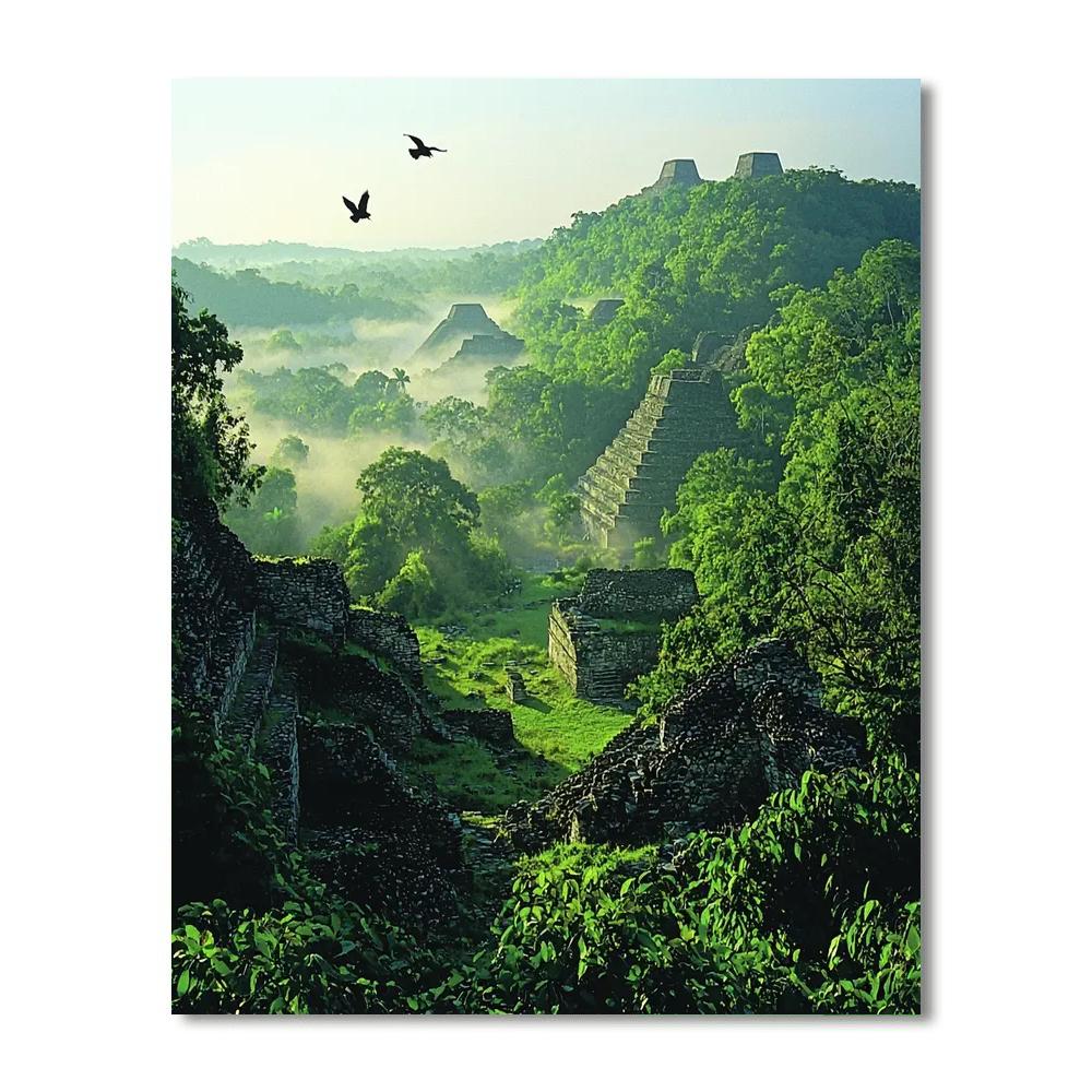 Tikal National Park - Guatemala Numbered Painting Kits