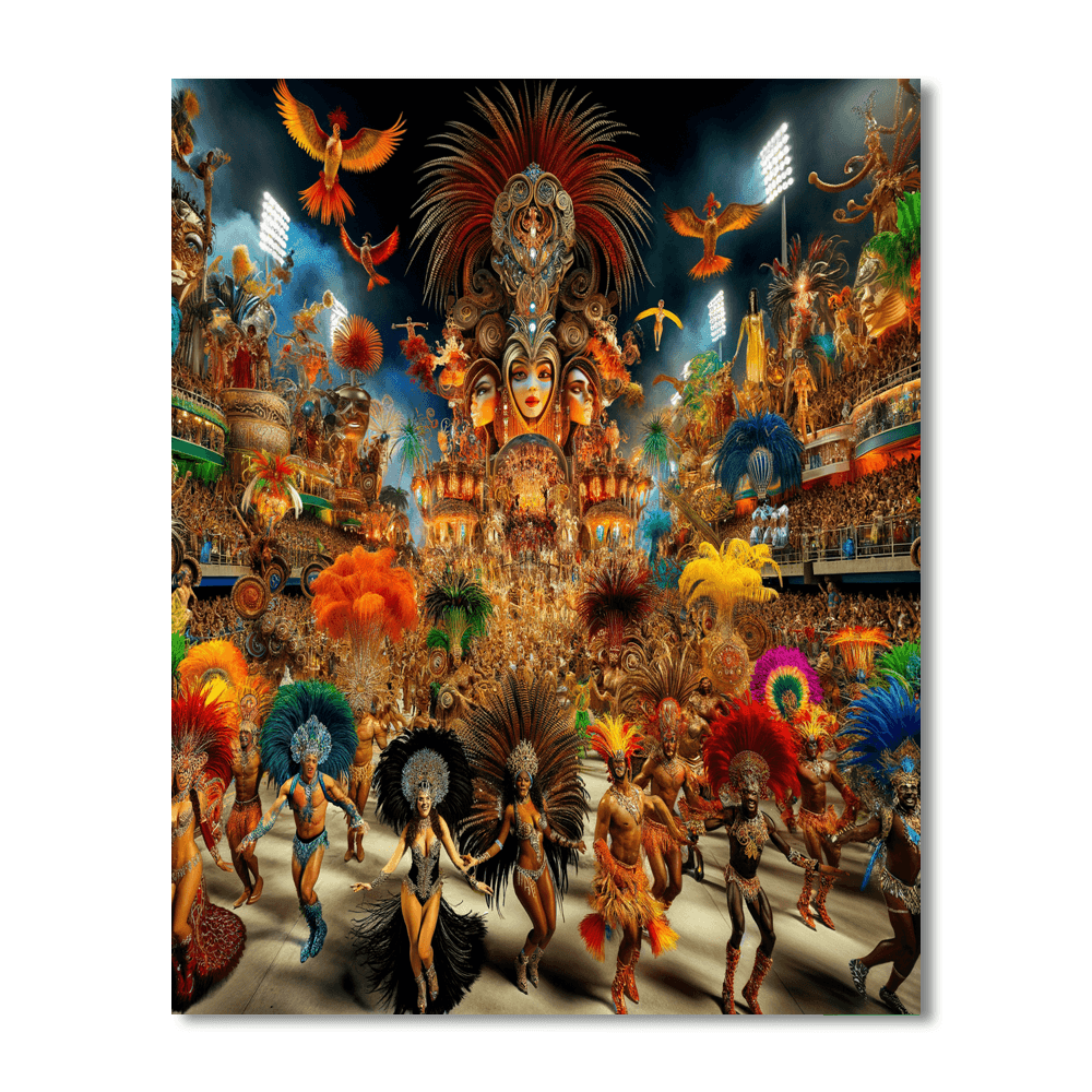Samba Parade - Rio De Janeiro DIY Paint By Numbers