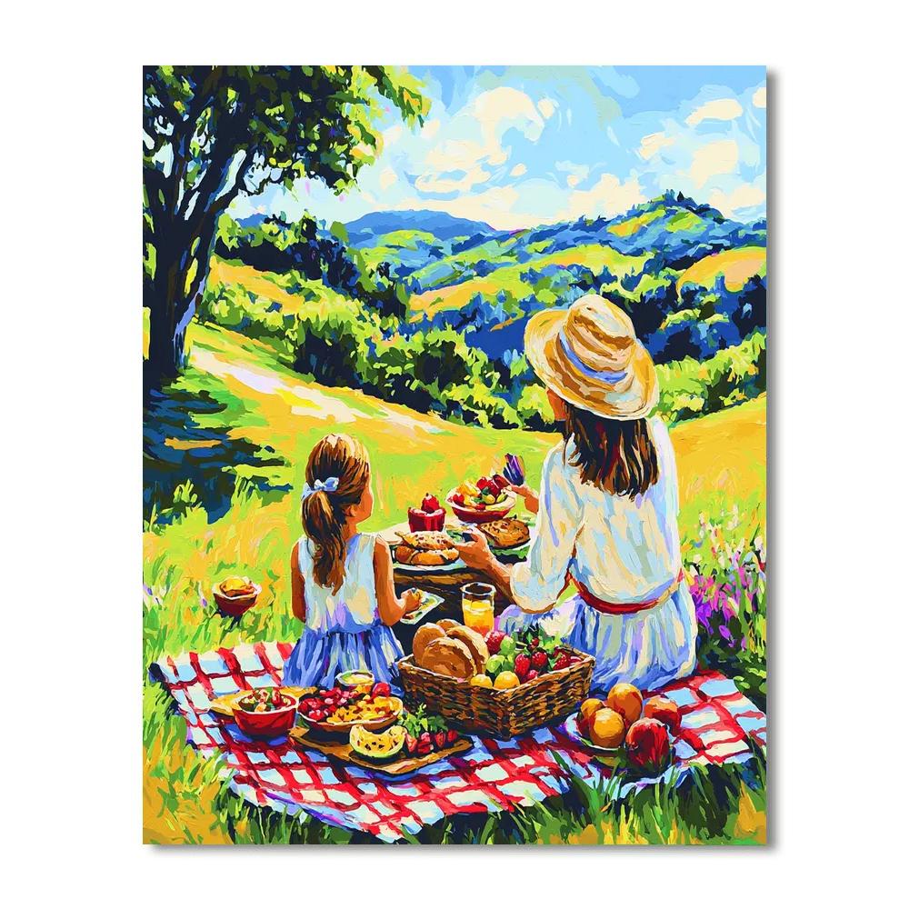 Picnic Paradise Paint By Color