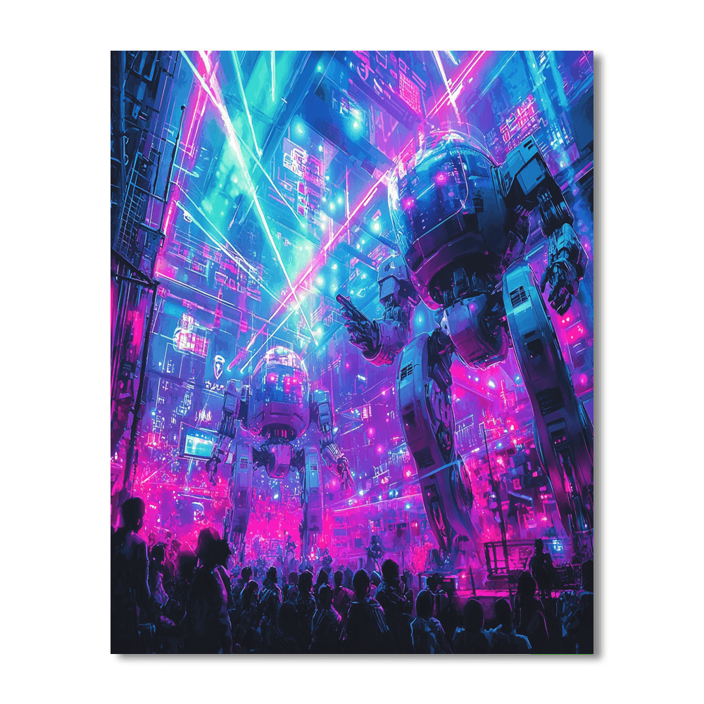 Robot Restaurant - Tokyo Paint By Numbers Kits