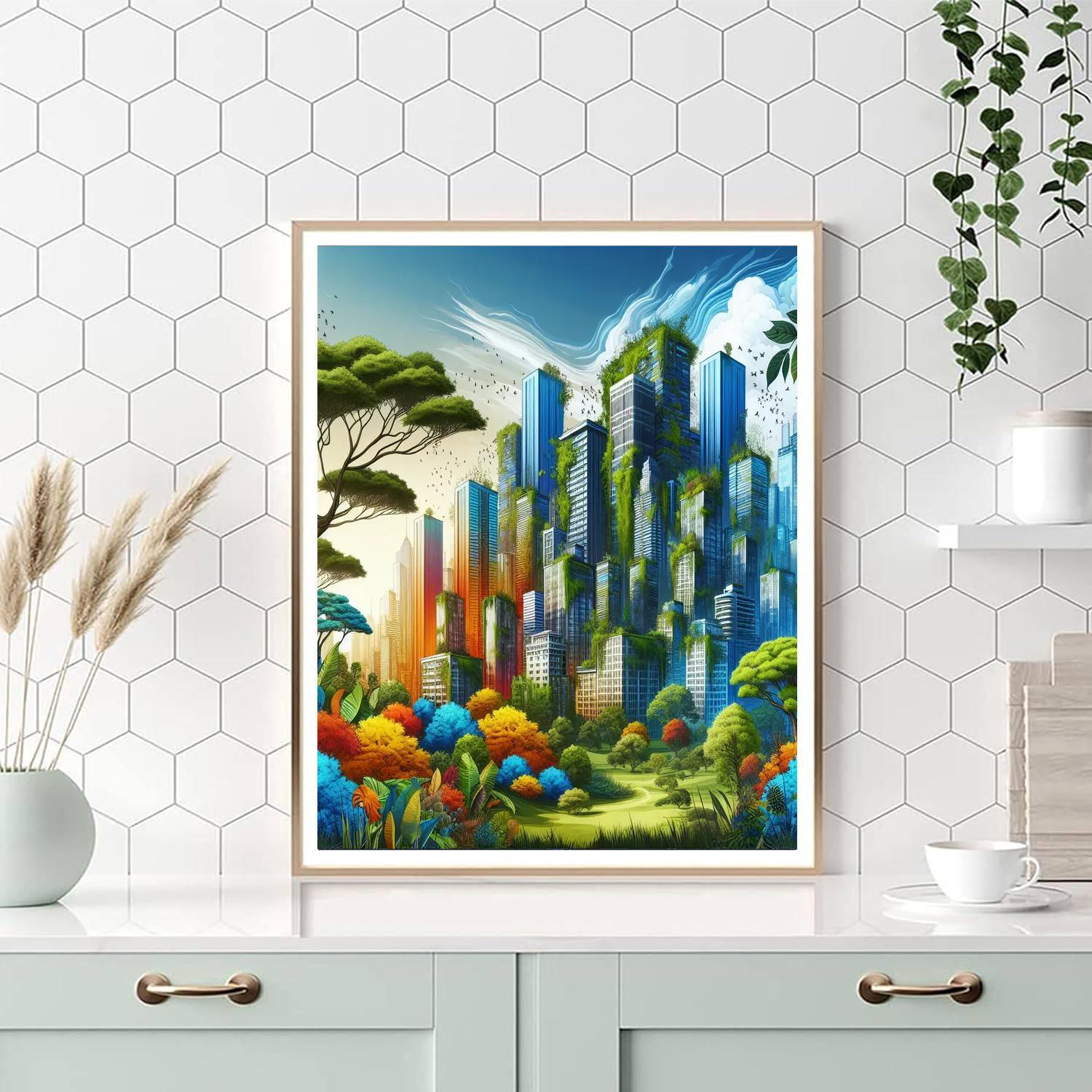 Bold Urban Jungle Paint By Numbers Kits