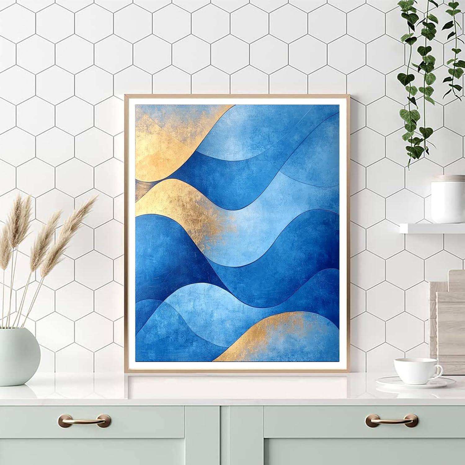 Joan Miró Inspired Radiant Tides  Paint By Numbers Art