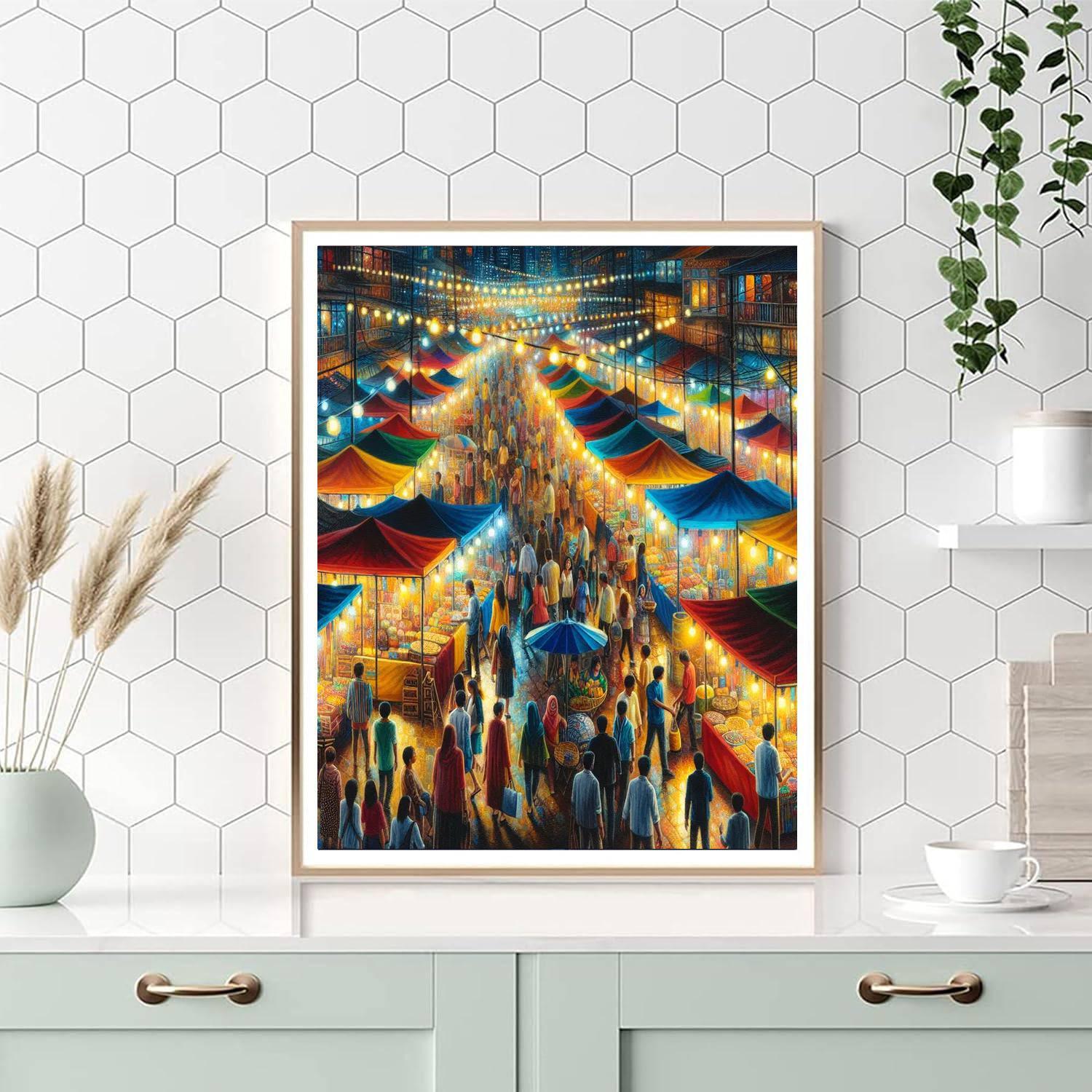 Night Market Mystique Paint By Number