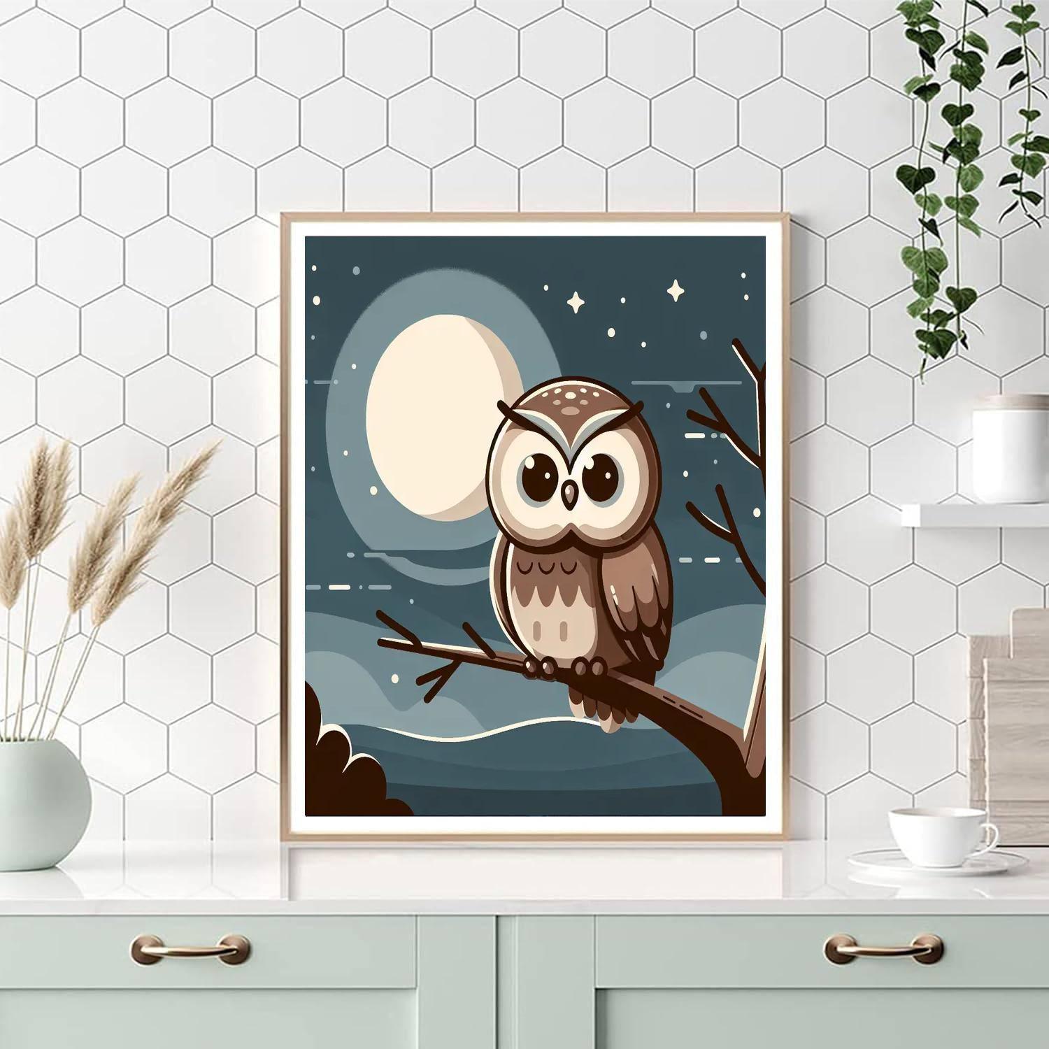 Curious Owl Wisdom Paint By Numbers Kits