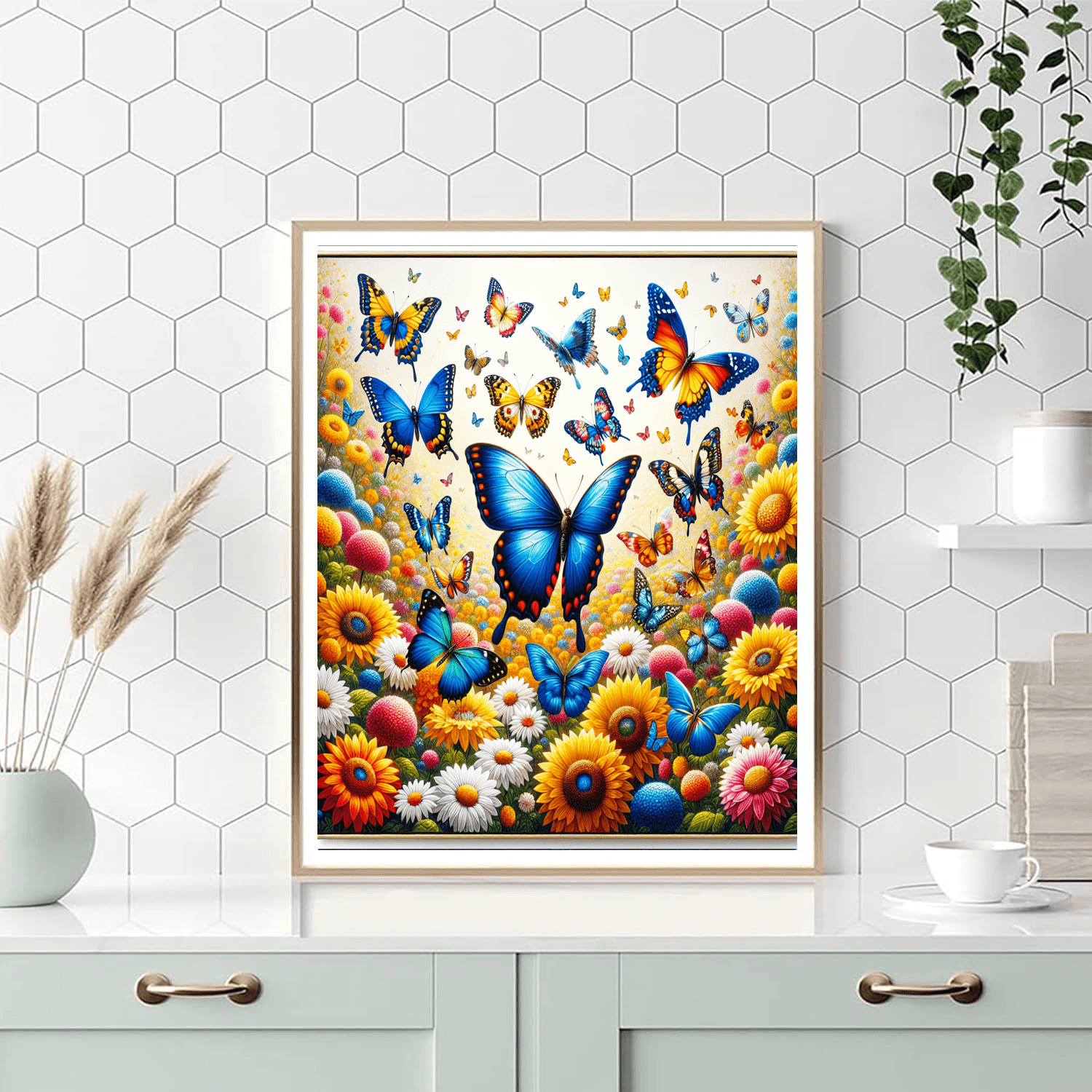 Beautiful Butterfly Ballet Painting Number Kit